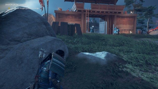Meet Yuna near the bridge / Defeat the Mongols guarding the bridge