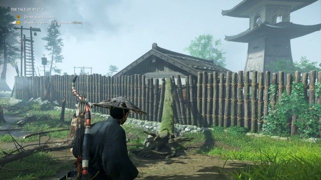 Follow Ryuzo to Fort Ohira / Do not raise the alarm / Disable the alarm in the lighthouse