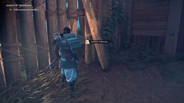 Defeat the Mongol guards / Advance to the main courtyard / Find a way past the locked gate