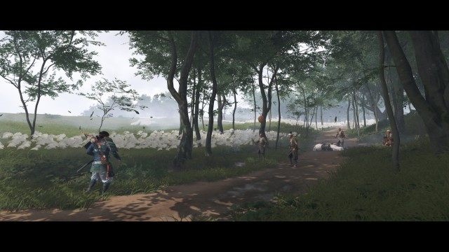 Follow Hanaoka / Investigate the crossroads / Defeat the bandits / Speak with the peasant