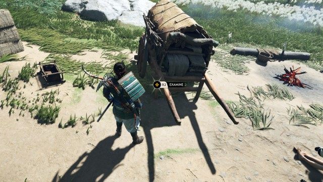 Search for the merchant cart / Investigate the area further / Investigate the cart