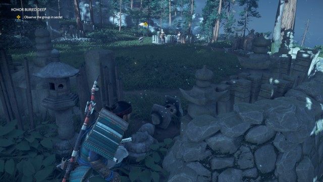 Observe the group in secret / Confront the bandits / Listen to the bandits