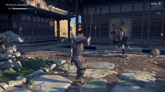 Search the guest house / Defeat the assassins / Search the assassins