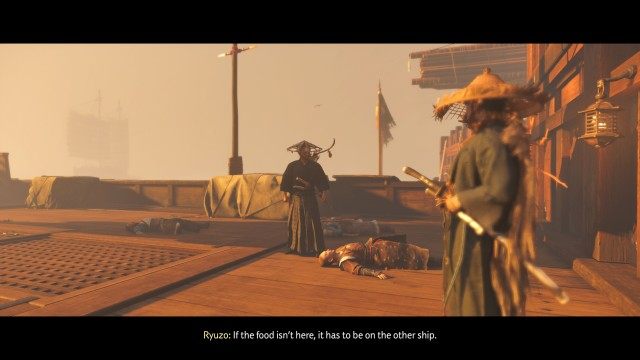 Return to Ryuzo / Defeat the Mongols on the ships / Speak with Ryuzo