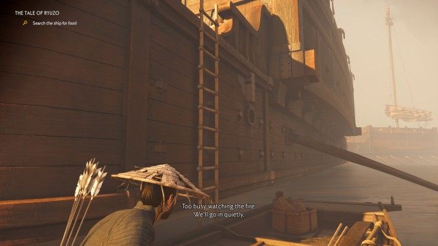 Search the ship for food