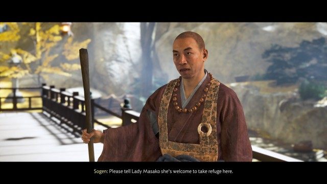 Look for Sogen / Speak with the sweeping monk