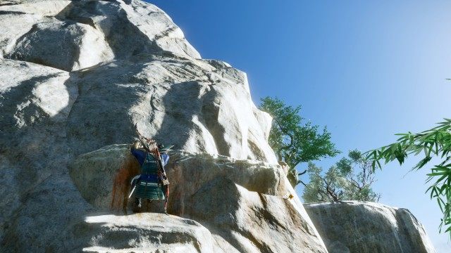 Climb to the top of the cliff / Speak with Sensei Ishikawa