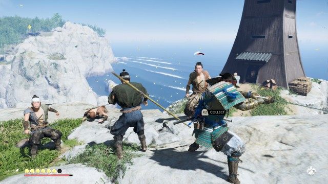 Travel to the Ariake lighthouse / Defeat the guards