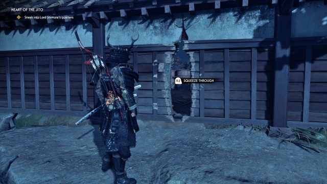 Enter Castle Shimura from the north