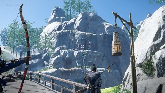Reach the bridge near the coast / Defeat the Mongols