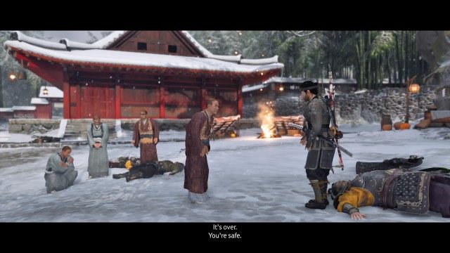 Rescue the hostages at the temple / Speak with the prisoner