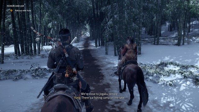 Reach the stables / Ride out with Yuna