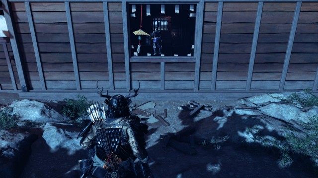 Sneak into Lord Shimura's quarters / (Optional) Sneak into the cart