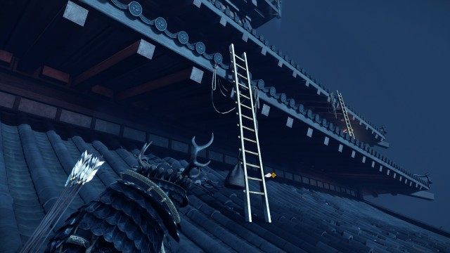 Sneak into Lord Shimura's quarters / (Optional) Sneak into the cart