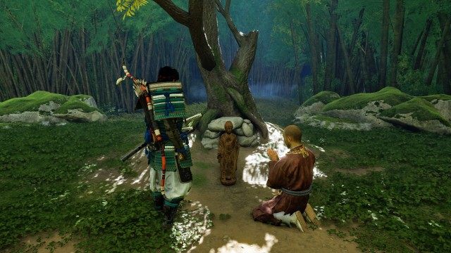 Travel to Kushi pagoda / Speak with the monk