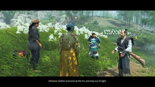 Follow Ishikawa / Speak with the peasants