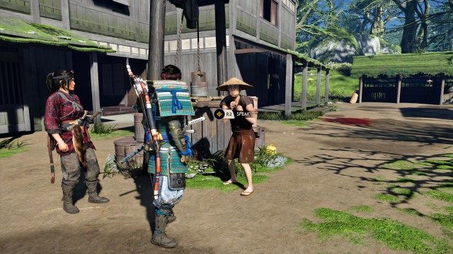 Follow Yuna / Speak with the villager