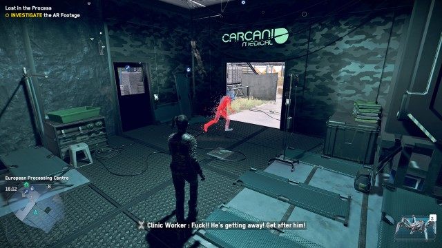 INVESTIGATE the AR Footage