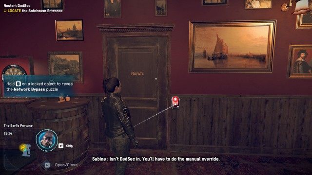 LOCATE the Safehouse Entrance