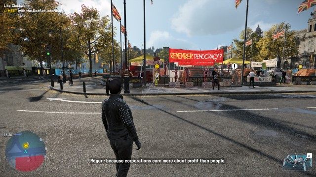 REACH Parliament Square Gardens / MEET with the DedSec Informant