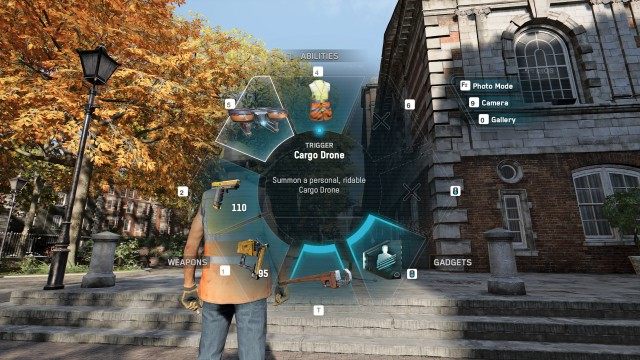 REACH the Heist Location / SUMMON a Cargo Drone