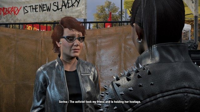 TALK to the Contact about the Kidnapping