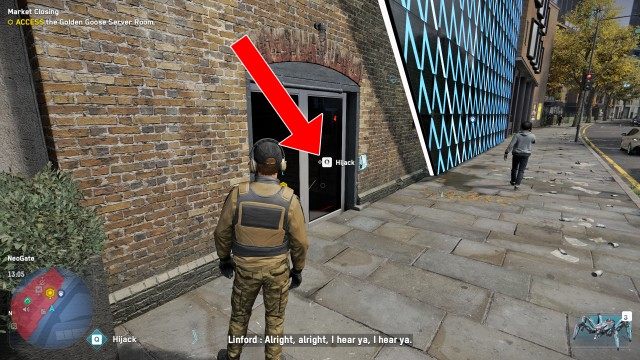 ACCESS the Golden Goose Server Room / DOWNLOAD the Server Data