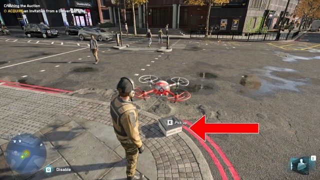 ACQUIRE an Invitation from a Delivery Drone