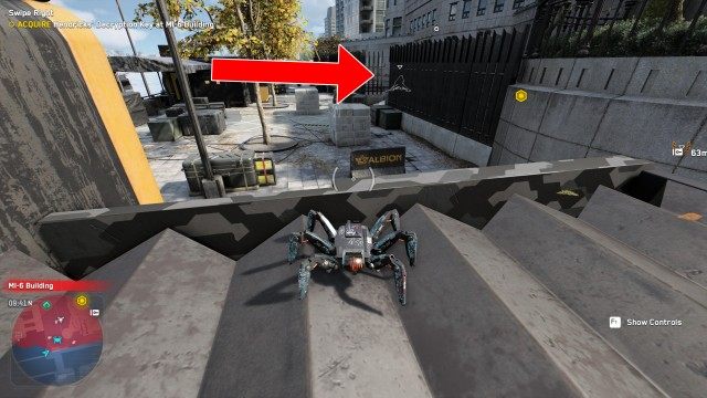 ACQUIRE Hendricks' Decryption Key at MI-6 Building / ESCAPE the Area