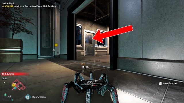 ACQUIRE Hendricks' Decryption Key at MI-6 Building / ESCAPE the Area