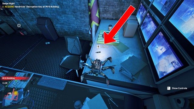 ACQUIRE Hendricks' Decryption Key at MI-6 Building / ESCAPE the Area