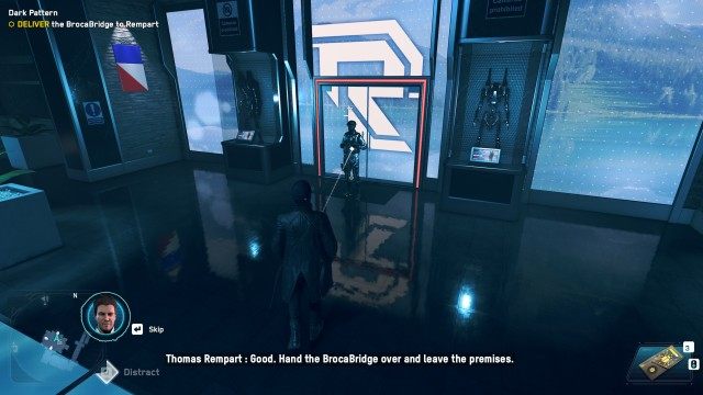 DELIVER the BrocaBridge to Rempart / NEUTRALISE the Guards