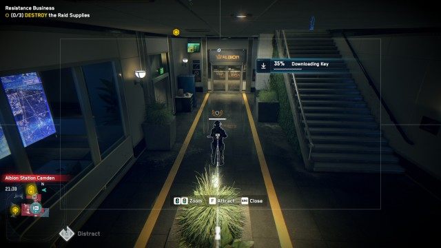 REACH Albion Station Camden / DESTROY the Raid Supplies 0/3 / GET TO Safety