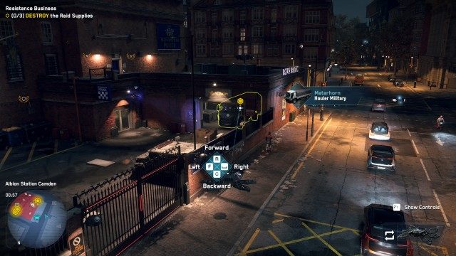 REACH Albion Station Camden / DESTROY the Raid Supplies 0/3 / GET TO Safety