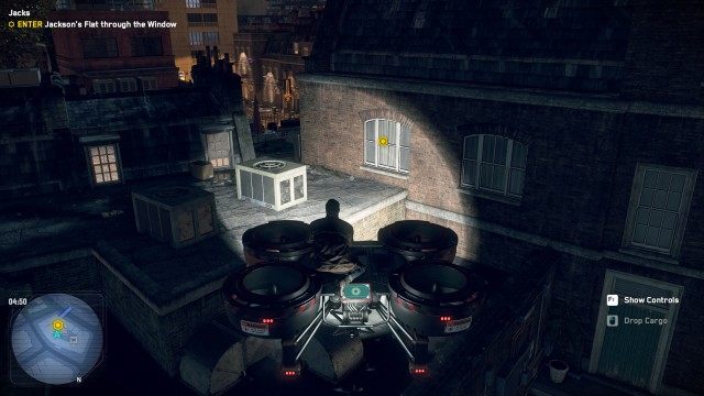 ENTER Jackson's Flat through the Window