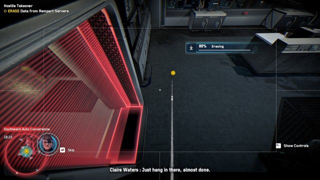 REACH Southwark Auto Conversions / ERASE Data from Rempart Servers / ESCAPE the Area / GET TO Safety