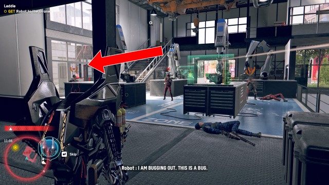 GET Robot to the Drone