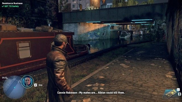 REACH Albion Station Camden / DESTROY the Raid Supplies 0/3 / GET TO Safety