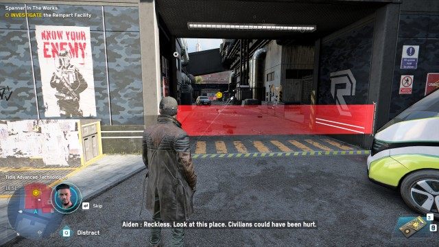 REACH the Rempart Facility / INVESTIGATE the Rempart Facility