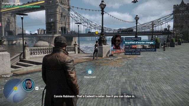 REACH City Hall / LOCATE the Person Calling Cadwell