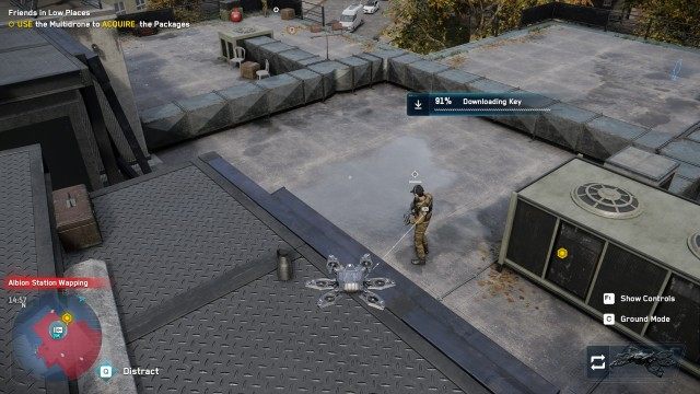 USE the Multidrone to ACQUIRE the Packages / DROP the Package at the Vehicle 0/3