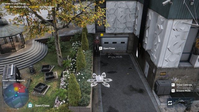 USE the Multidrone to ACQUIRE the Packages / DROP the Package at the Vehicle 0/3