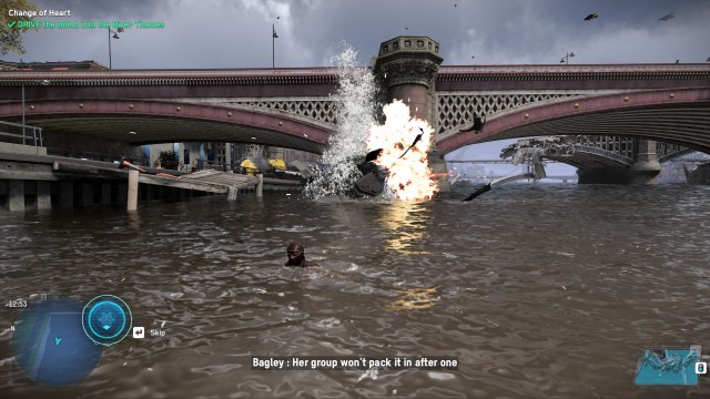 DRIVE the Bomb into River Thames [3:30]