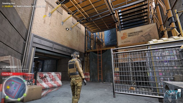 SEARCH for Malik's Hideout at County Hall