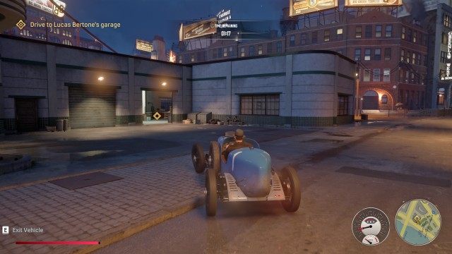 Drive to Lucas Bertone's garage