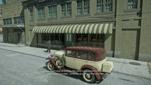 Wait for Sam and Paulie / Drive to the first collection