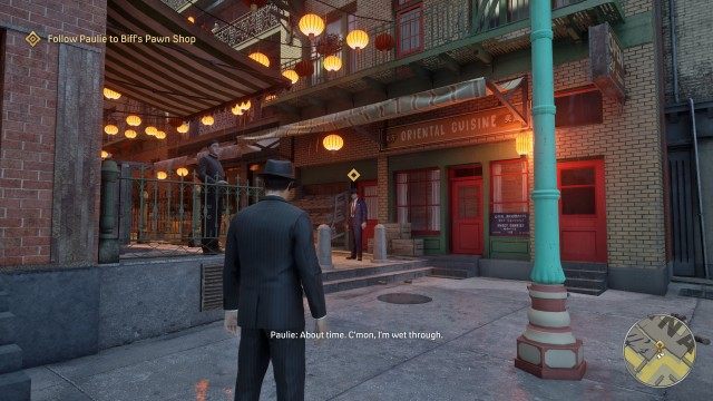 Meet Paulie in Chinatown / Follow Paulie to Biff's Pawn Shop