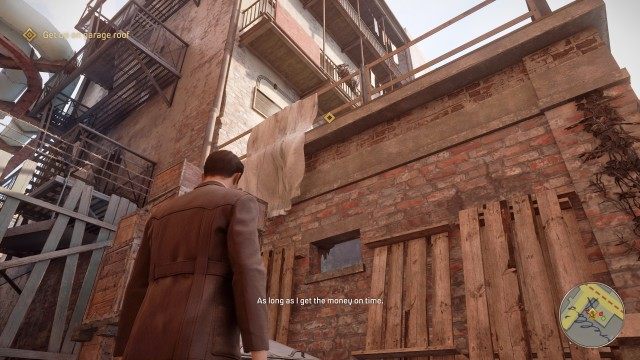 Get up on garage roof