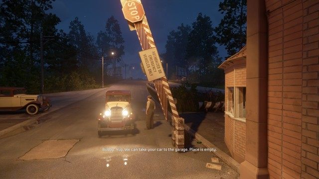 Meet with the guard at the Race Track