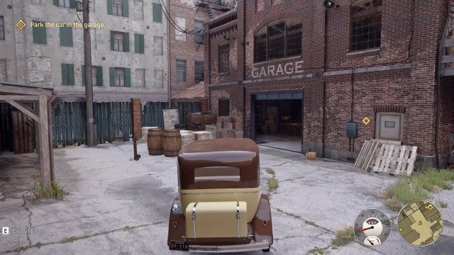 Lose the cops / Return to Salieri's Bar / Park the car in the garage